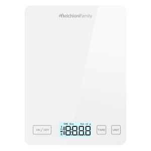 Bilancia da cucina Smarty - con connessione wi-fi - peso massimo 5 kg -  bianco - Melchioni - immagine 1