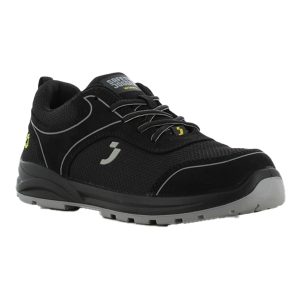 Calzatura bassa da lavoro Ecocador S1P LOW - numero 41 - maglia/microfibra riciclata - nero - Safety Jogger - immagine 1