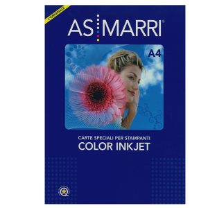 Adesivo poliestere - stampa inkjet - A4 - 10 fogli - trasparente permanente - As Marri - immagine 1