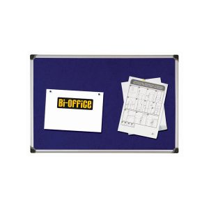 Pannello Maya Felt Board - feltro blu - 60 x 90 cm - Bi-Office - immagine 1