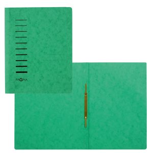 Cartella con pressino - cartone - A4 - verde - Pagna - immagine 1