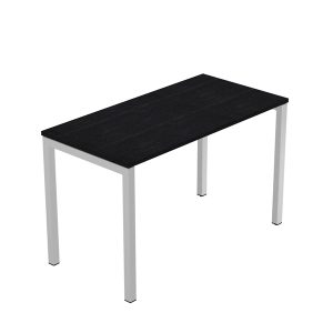 Scrivania Easy Plus - per smartworking - 120 x 60 x 72,5 cm - nero venato frassino - immagine 1