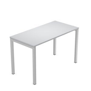 Scrivania Easy Plus - per smartworking - 120 x 60 x 72,5 cm - grigio - immagine 1