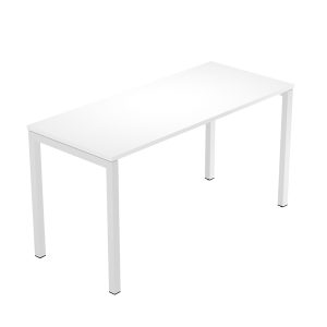 Scrivania Easy Plus - per smartworking - 140 x 60 x 72,5 cm - bianco - immagine 1