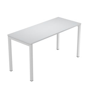 Scrivania Easy Plus - per smartworking - 140 x 60 x 72,5 cm - grigio - immagine 1