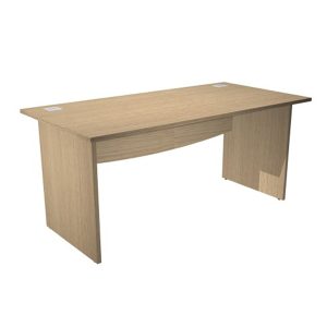 Scrivania Operativa Agorà Basic - fianchi melaminico - 140 x 80 x H 73 cm - rovere - immagine 1