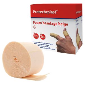 Bendaggio coesivo Protectaplast -  6 x 450 cm - color pelle - PVS - immagine 1