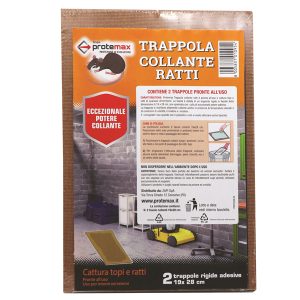 Tavole collanti per ratti - Protemax - blister 2 pezzi - immagine 1