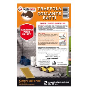 Tavole collanti per ratti - Protemax - blister 2 pezzi - immagine 2