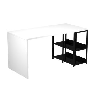 Scrivania home/office Smarty - 140 x 69 x 72,4 cm - bianco - immagine 1