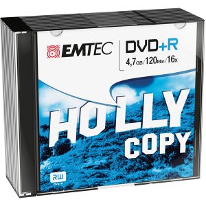 Emtec - DVD+R - registrabile - ECOVPR471016SL - 4,7GB - conf. 10 pz - immagine 1