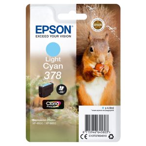 Epson - Cartuccia ink - 378 - Ciano chiaro - C13T37854010 - 360 pag - immagine 1