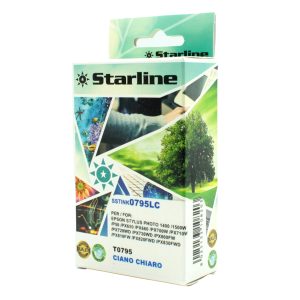 Starline - Cartuccia ink - per Epson - Ciano chiaro - C13T079540 - 13,8ml - immagine 1