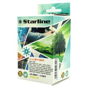 Starline - Cartuccia ink - per Brother - Giallo - LC980Y - 16ml - immagine 1