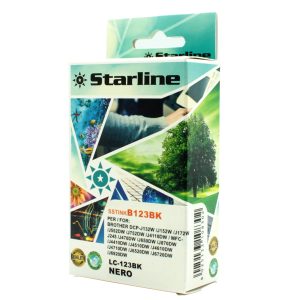 Starline - Cartuccia ink - per Brother - Nero - LC123BK  - 20,6ml - immagine 1