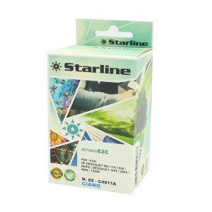 Starline - Cartuccia ink Compatibile per HP N.82 - Ciano - 69ml - immagine 1