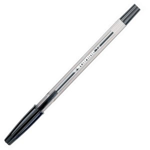 Penna a sfera con cappuccio - punta media 1,0mm - nero  - Starline -  conf. 50 pezzi - immagine 1