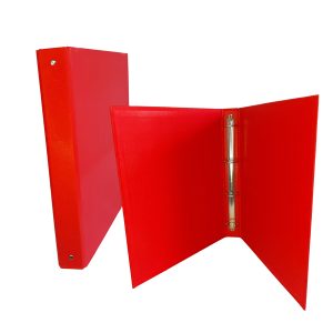 Raccoglitore King - 4 anelli tondi 30 mm - dorso 4 cm - 22x30 cm - rivestimento in PPL - rosso - Starline - immagine 1