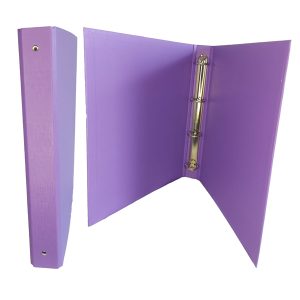 Raccoglitore King - 4 anelli tondi 30 mm - dorso 4 cm - 22x30 cm - rivestimento in PPL - viola - Starline - immagine 1