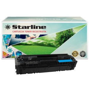 Starline - Toner Ricostruito per HP 203A - Ciano - CF541A - 1.300 pag - immagine 1