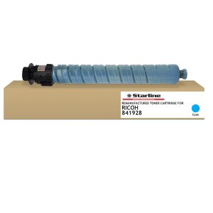 Starline - Toner ricostruito per Ricoh Aficio MPC 2003/2503 Series - Ciano - 841928 - 9.500 pag - immagine 1