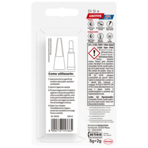 Colla Super Attak Precision - 5 gr + 2 gr - Gel Riposizionabile - Loctite - immagine 2