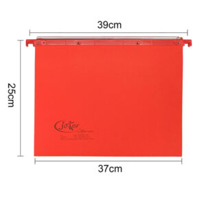 Cartella sospesa Joker® - cassetto - interasse 39 cm - fondo V - 37 x 25 cm - rosso - Bertesi - immagine 2