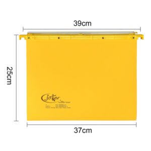 Cartella sospesa Joker® - cassetto - interasse 39 cm - fondo V - 37 x 25 cm - giallo - Bertesi - immagine 2