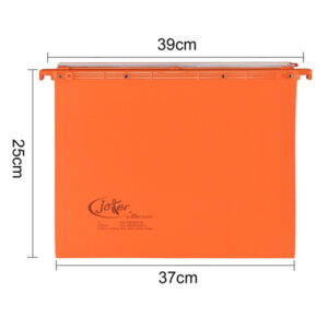 Cartella sospesa Joker® - cassetto - interasse 39 cm - fondo V - 37 x 25 cm - arancio - Bertesi - immagine 2