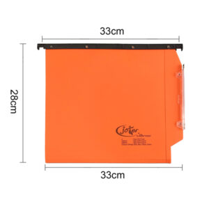 Cartella sospesa Joker - armadio - interasse 33 cm - fondo V - 33x28 cm - arancio - Bertesi - immagine 2