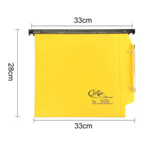 Cartella sospesa Joker® - armadio - interasse 33 cm - fondo U - 33 x 28 cm - giallo - Bertesi - immagine 2