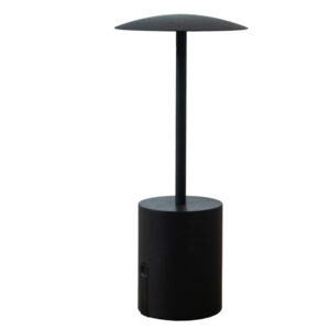 Lampada da tavolo Rocket - a led - alluminio - nero - King Collection - immagine 1