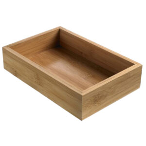 Contenitore buffet - 15,3 x 22,9 x 5 cm - bamboo - naturale - Leone - immagine 1